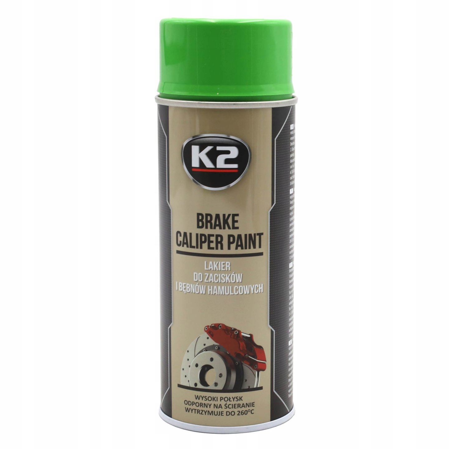 

Lakier do Zacisków K2 Brake Caliper Zielony 400ml
