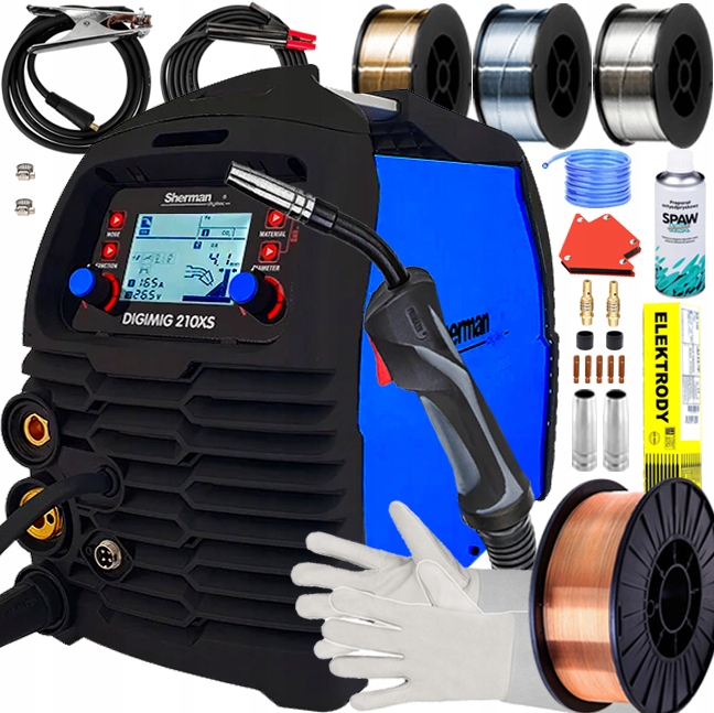 Svařovací Stroj Sherman Digimig 210XS Synergie 4T Spot
