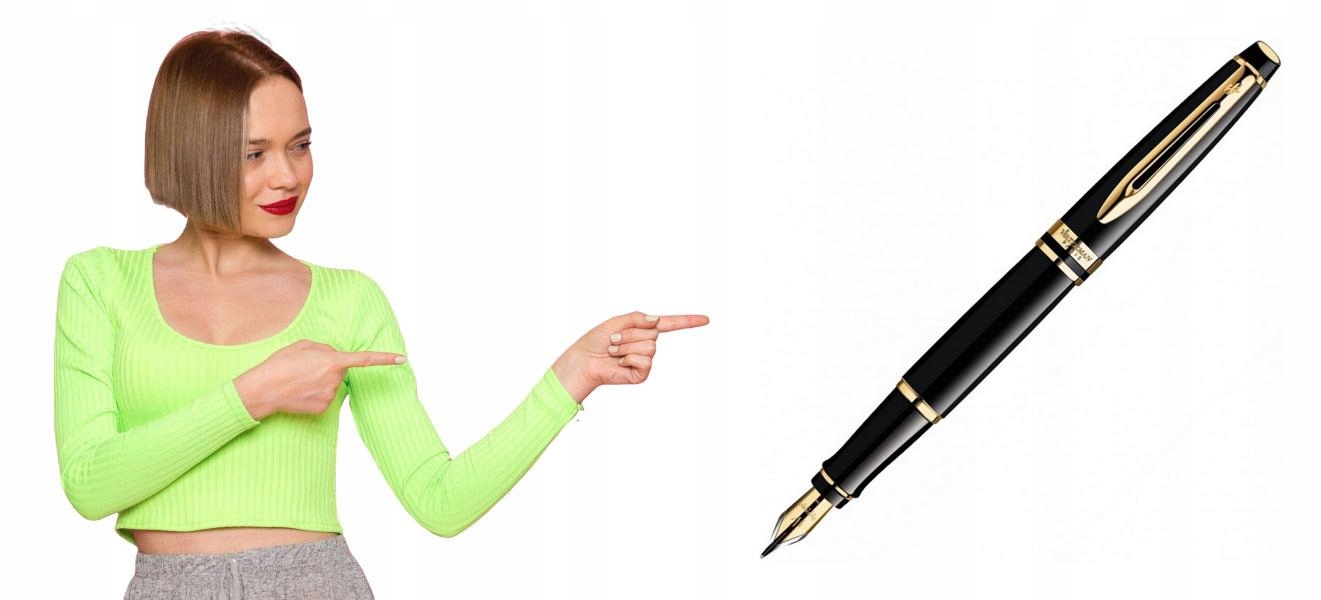 Waterman Expert czarny Gt pióro wieczne F