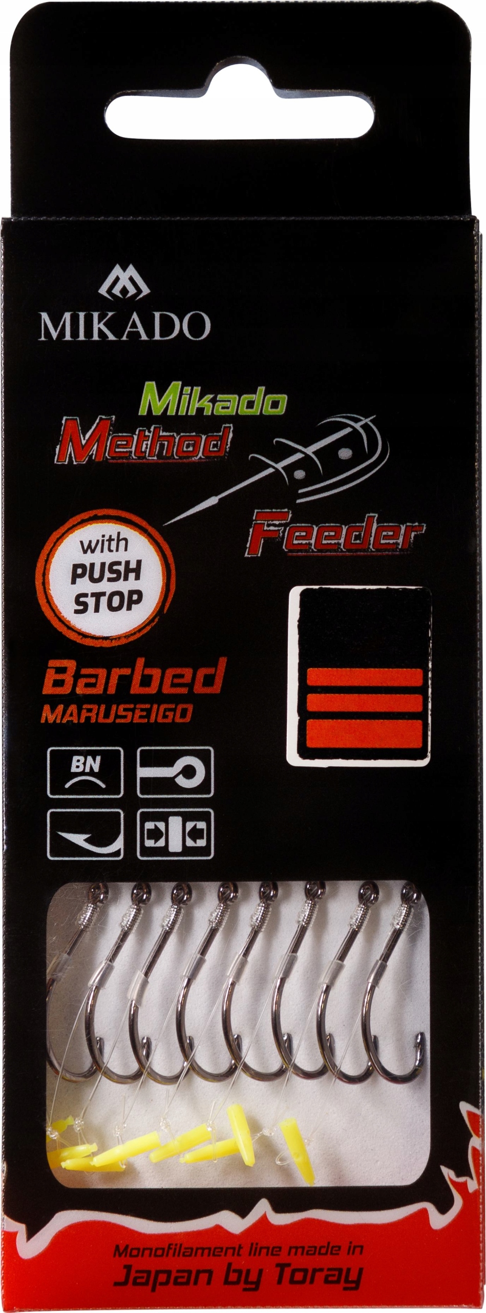 

Haczyki Mikado Method Feeder Żyłka Push Stop 8