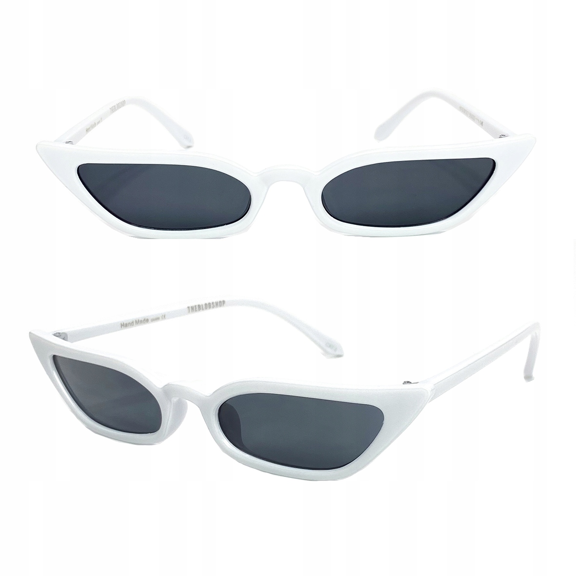 

Okulary Kocie Wąskie Szybkie Retro Cat Eye Damskie