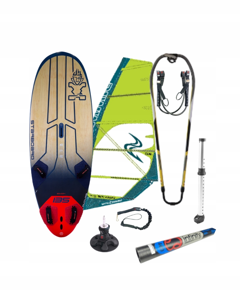 Windsurfingová sada Starboard Futura 135L 2024 plachta Simmer Vmax 7,9