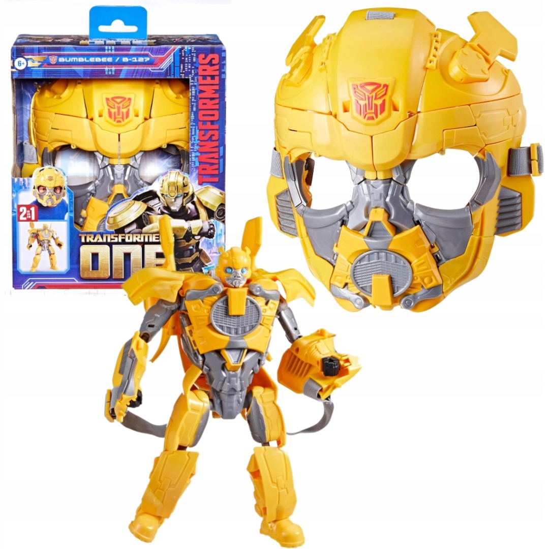 Transformers One 2W1 Maska I Figurka Robot Bumblebee B-127 F9181