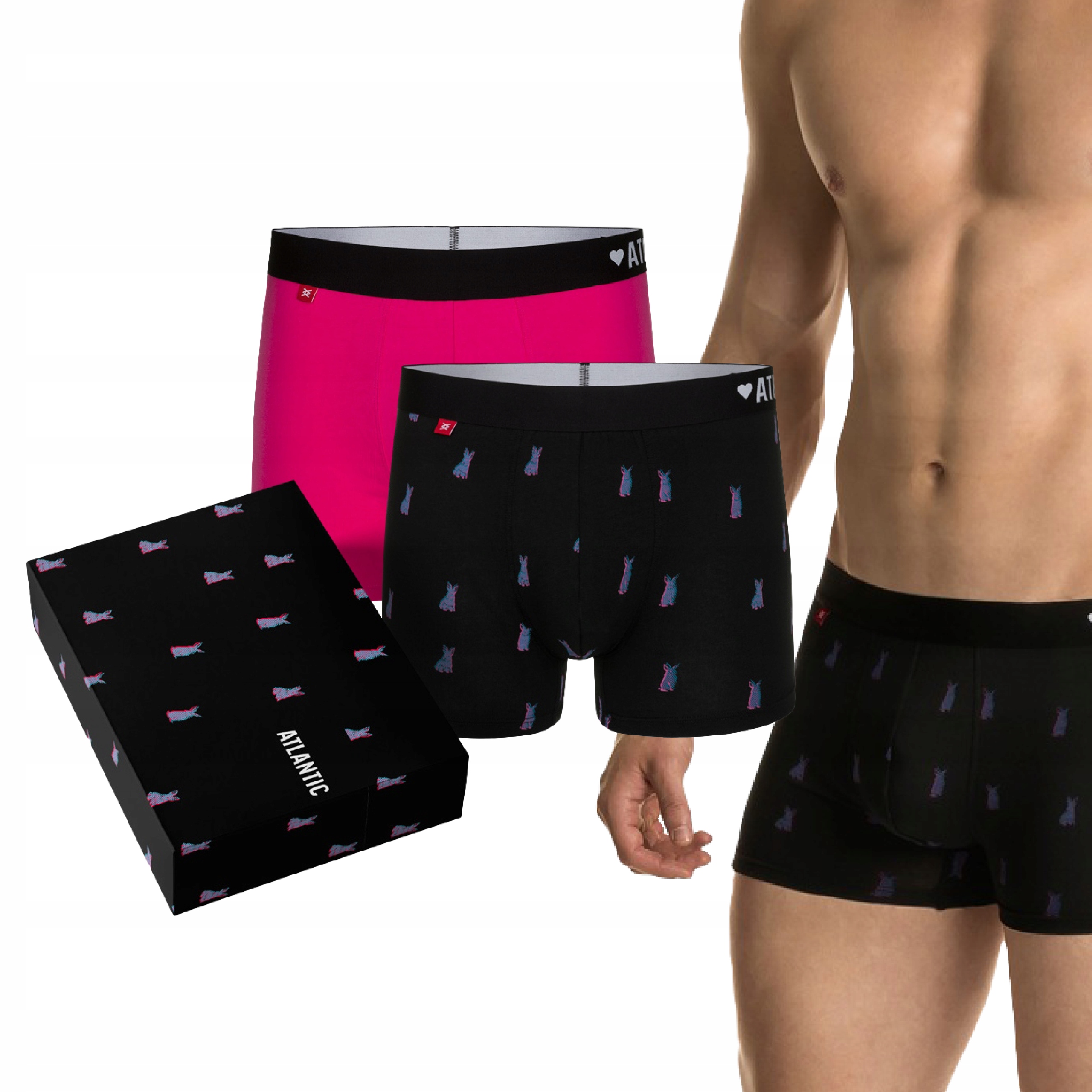 

2-PACK Bokserki męskie Atlantic bawełna L