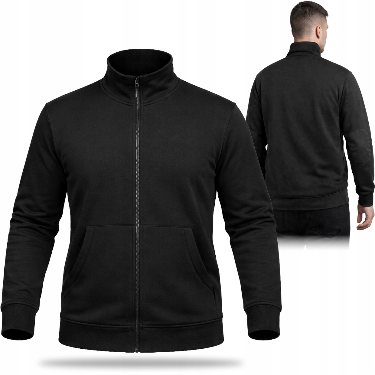 Bluza Męska Robocza Dresowa Bawełniana Jakość Mocna Rozpinana