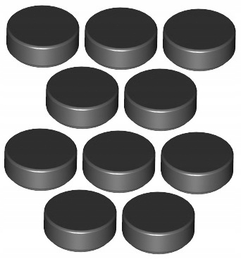 

Lego Płytka Płaska 1x1 Czarna 98138/6284070 10szt