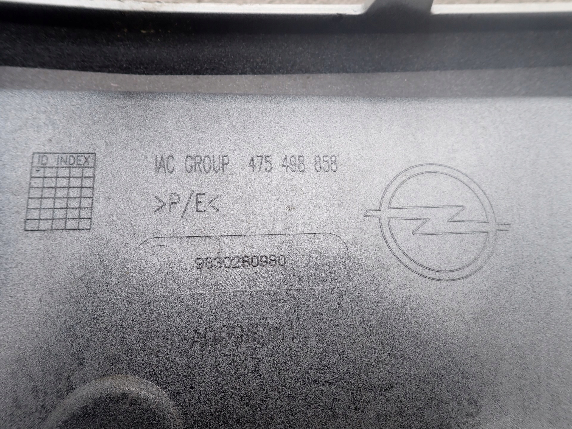 bumper front front OPEL CORSA F 68 2019- 9830280980