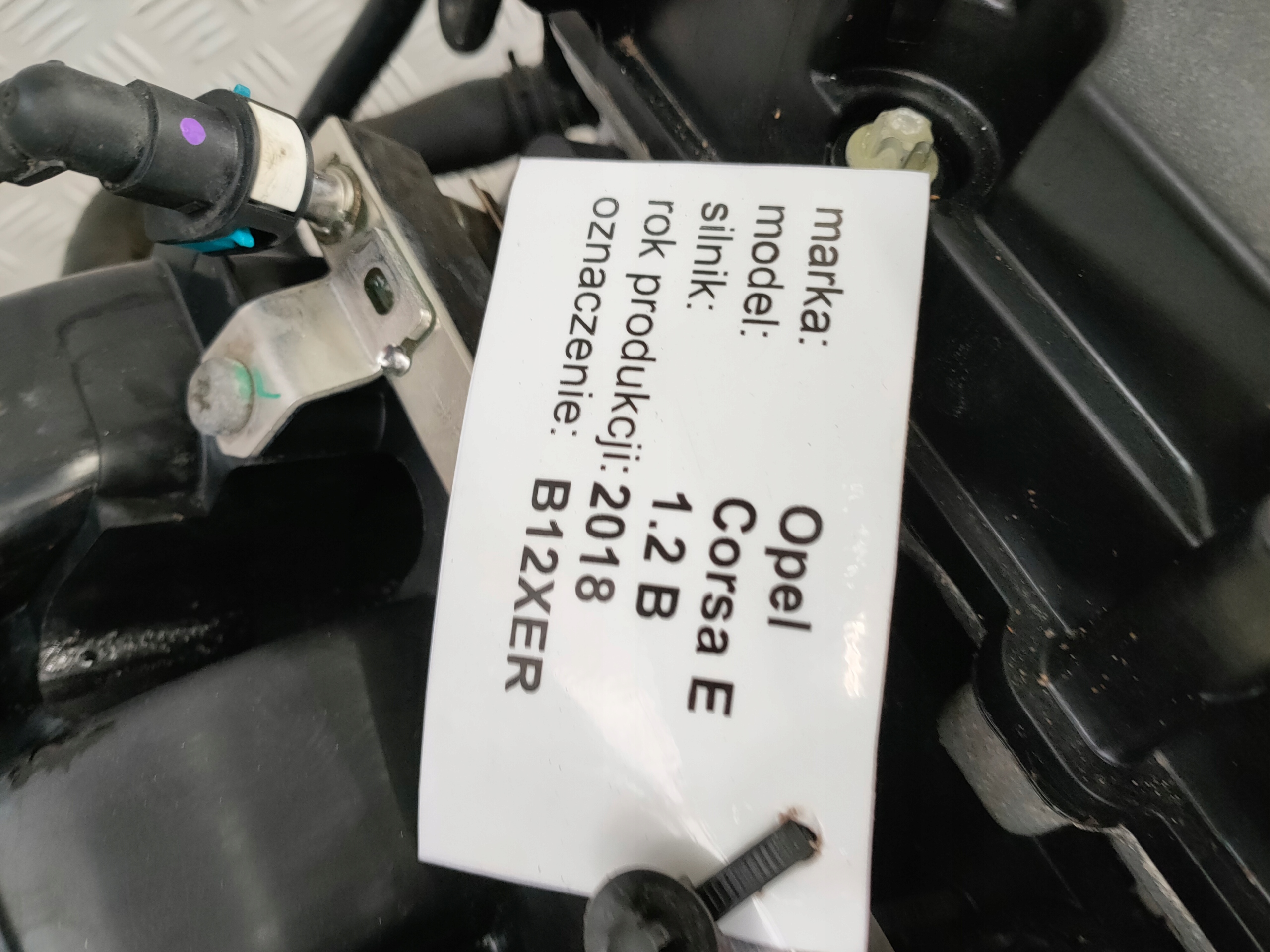 OPEL CORSA E 14-19 1.2 16V engine B12XER 2018r. 68tys.km warrenty