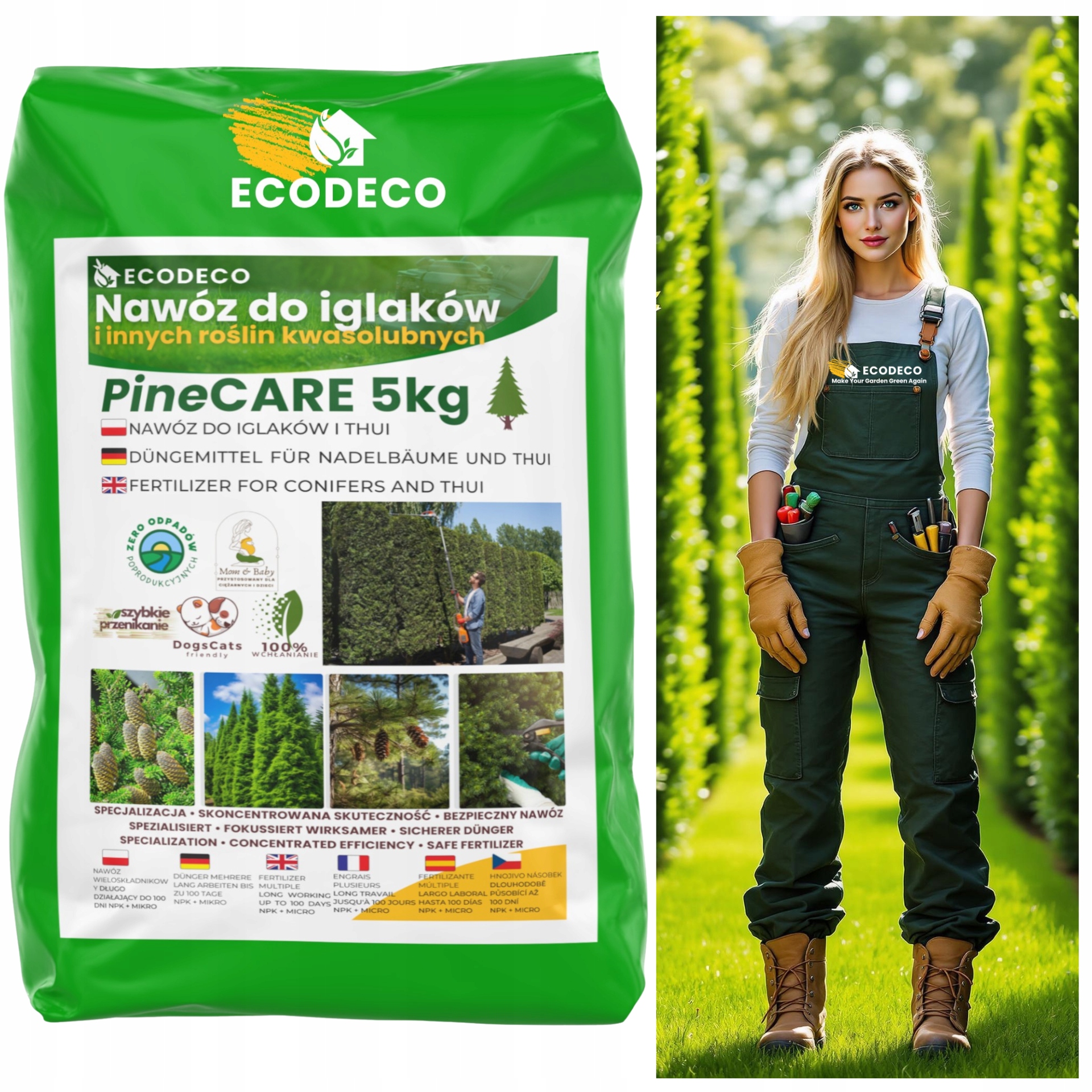 Hnojivo na ihličnany Tui a Tisy Ihličnany Univerzálne Viaczložkové 5kg Tuje