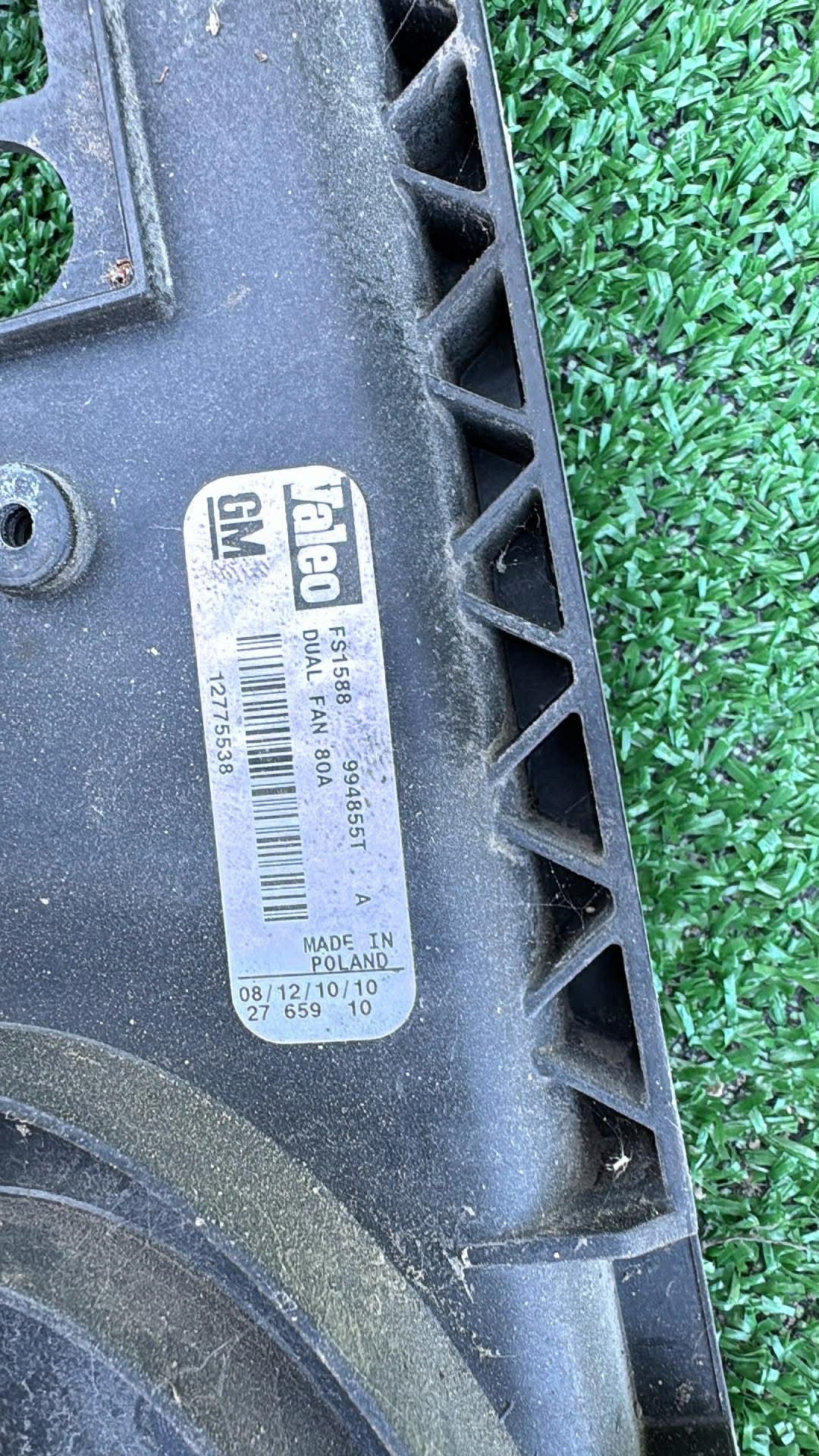 SAAB 9-3 OE 12775538 vrtule ventilátor chladiče 1.9 TTID Z19DTR