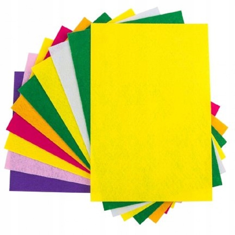 

Filc 10 Sztuk dekoracyjny 2 mm 20 x 30 cm A4 Gruby