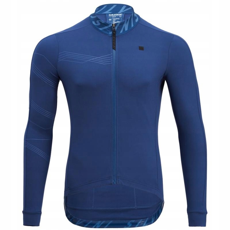 Silvini Koszulka Varano MD1603 długa granatowa XL