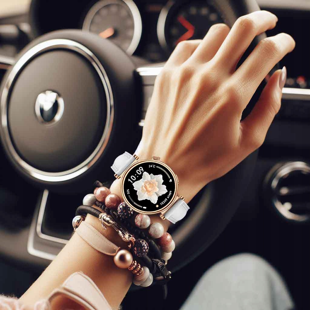 SMARTWATCH DAMSKI ZEGAREK ROZMOWY POWIADOMIENIA SPORT ZDROWIE POLSKIE MENU Model inny