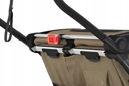 Thule Chariot Cross 2 single 1-osobowa przyczepka rowerowa dark slate Kolor dominujący odcienie szarości