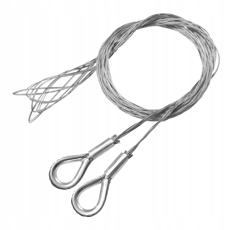 Punčochová kabelová punčocha Pk 15-25 mm s dvojitým uchem a kaušou pro vtahování kabelů