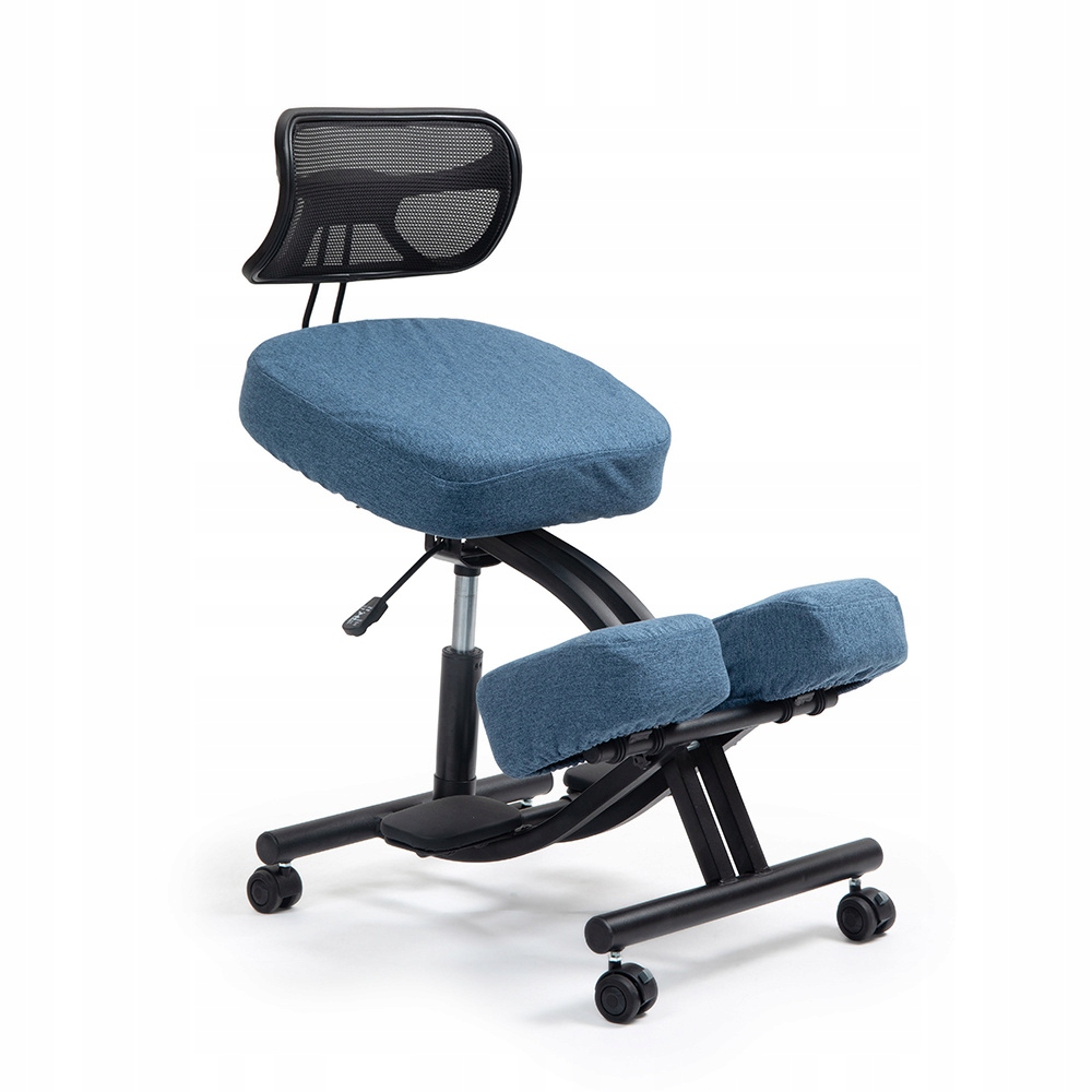 Kľakosed ekokoža tmavo modrá Hozeru