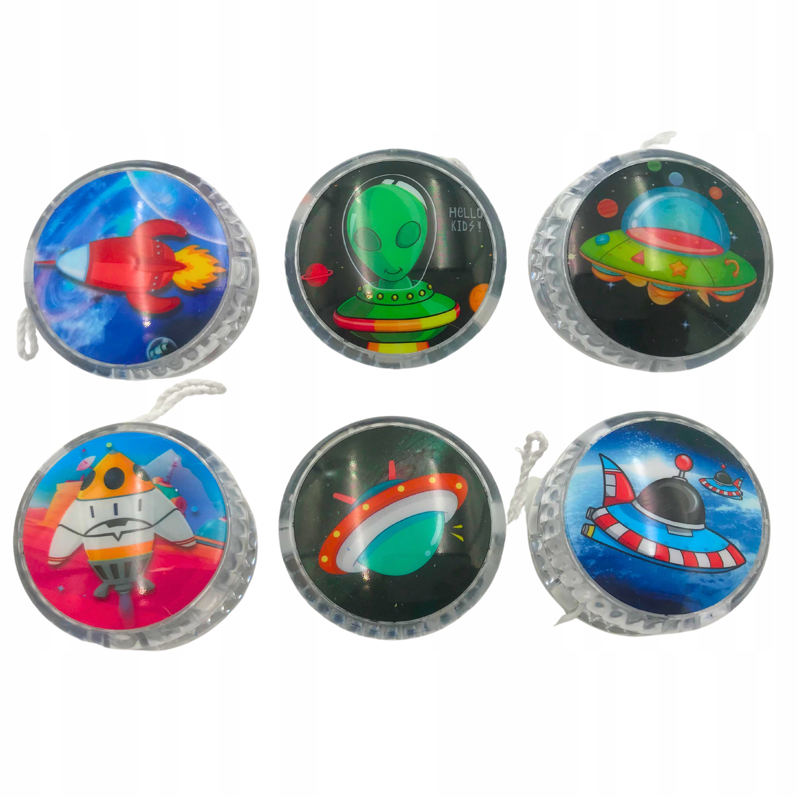 JOJO ŚWIECĄCE YOYO ZABAWKA LED PREZENT DLA DZIECKA Model Kosmos