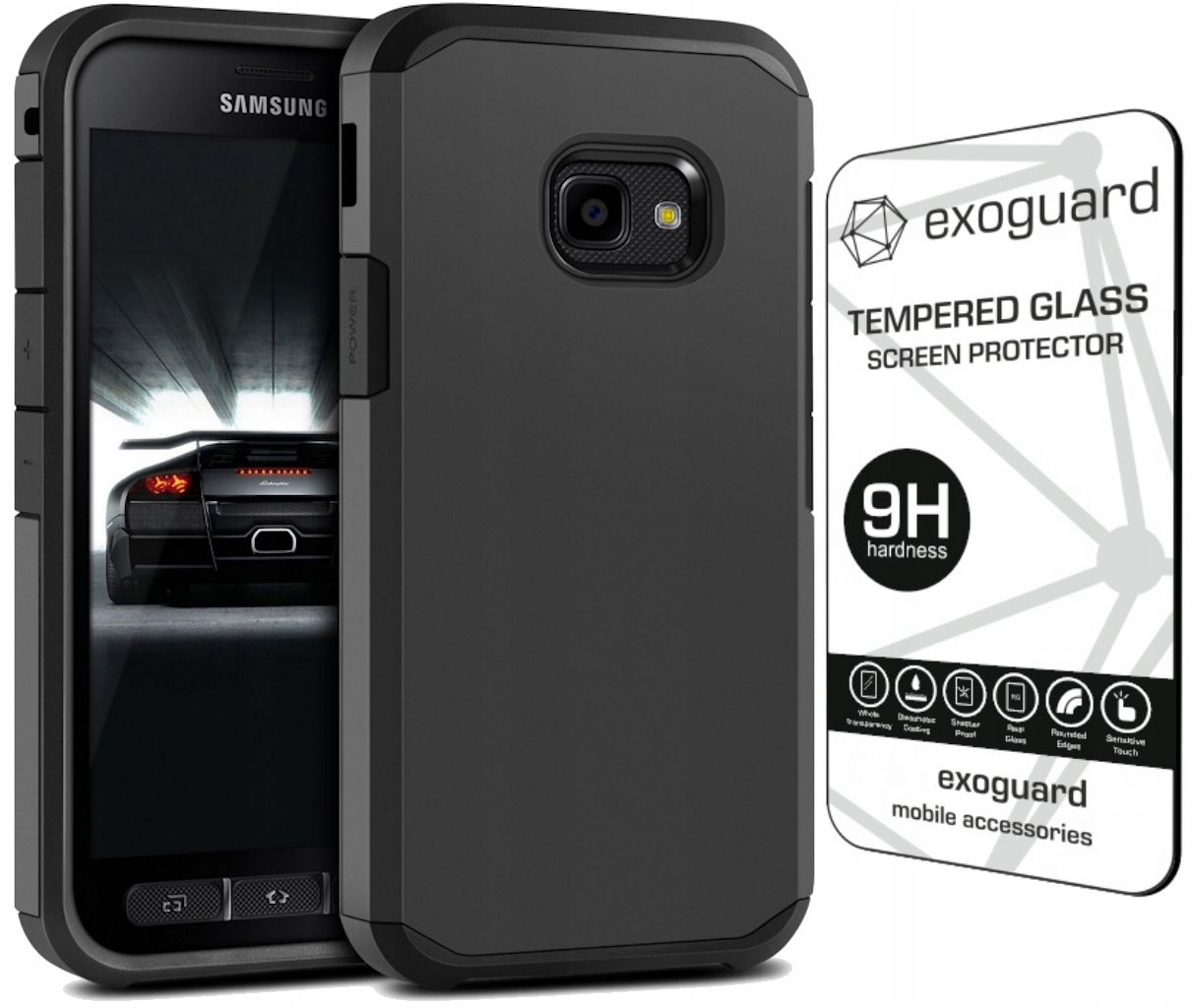 

Etui Pancerne+szkło do Samsung Galaxy Xcover 4/4s