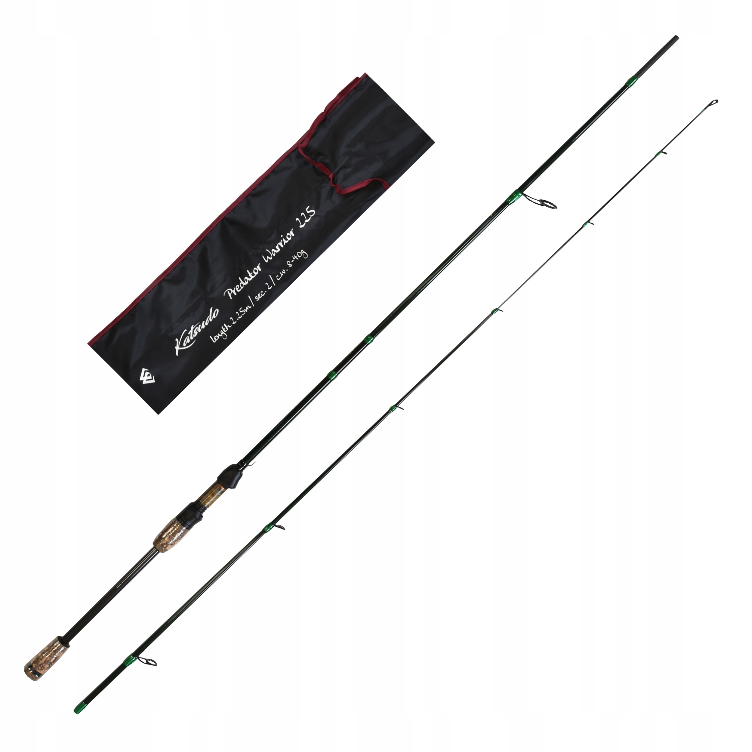 Wędka spinningowa Mikado Katsudo Predator Warrior Spin 2.25m 8-40g sandacze