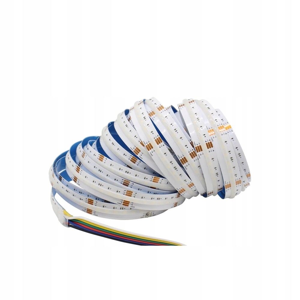 Taśma Led Cob Pro 24V 840 LED/m Wielokolorowa Rgb+cct Pcb 12 mm IP20 5m