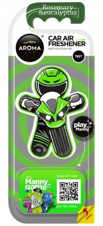

Odświeżacz Manny Biker Rozmaryn i Eukaliptus Aroma