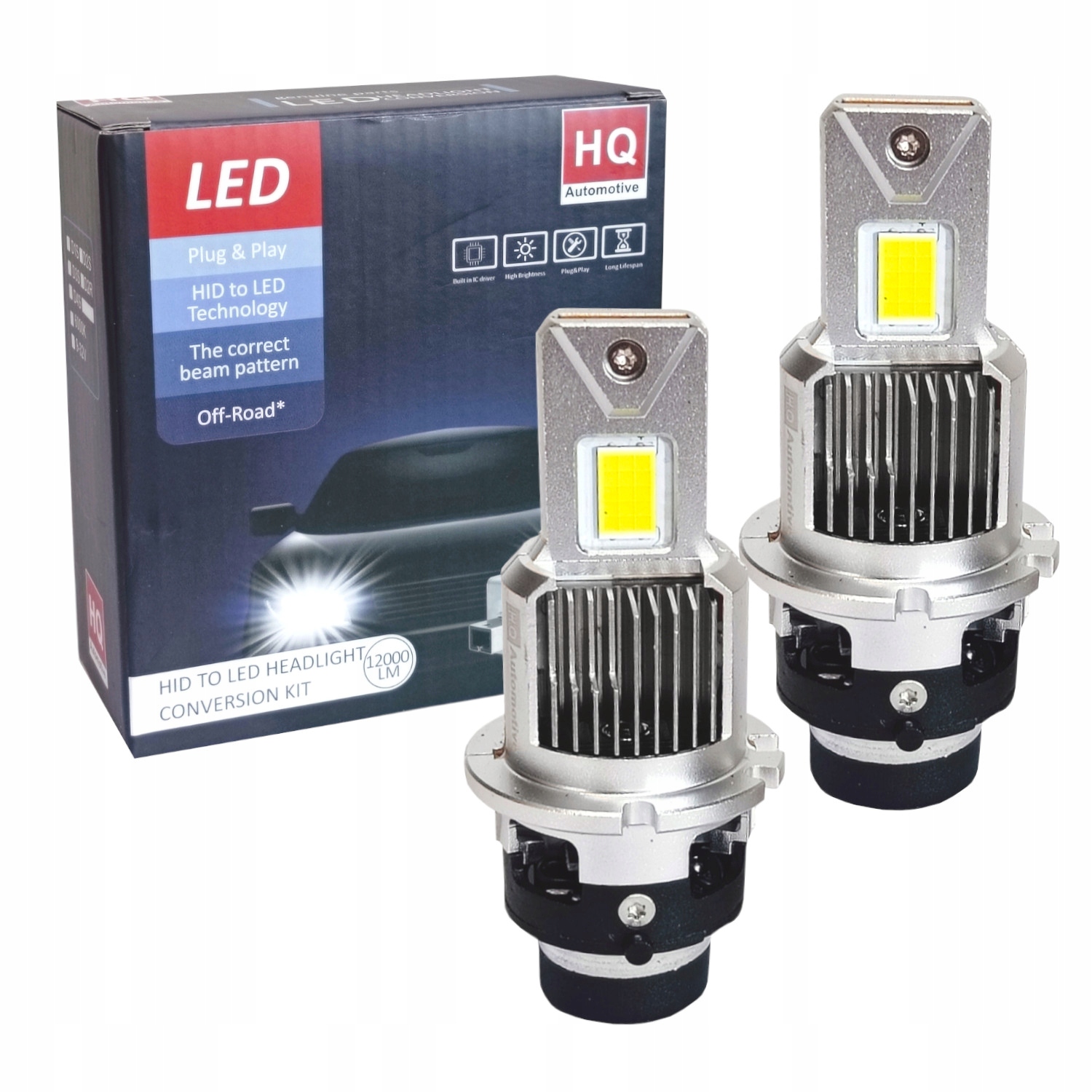 Žiarovky D2S Led Xenón Plug&play Prispôsobené 1:1 Kompaktné 6000K Canbus
