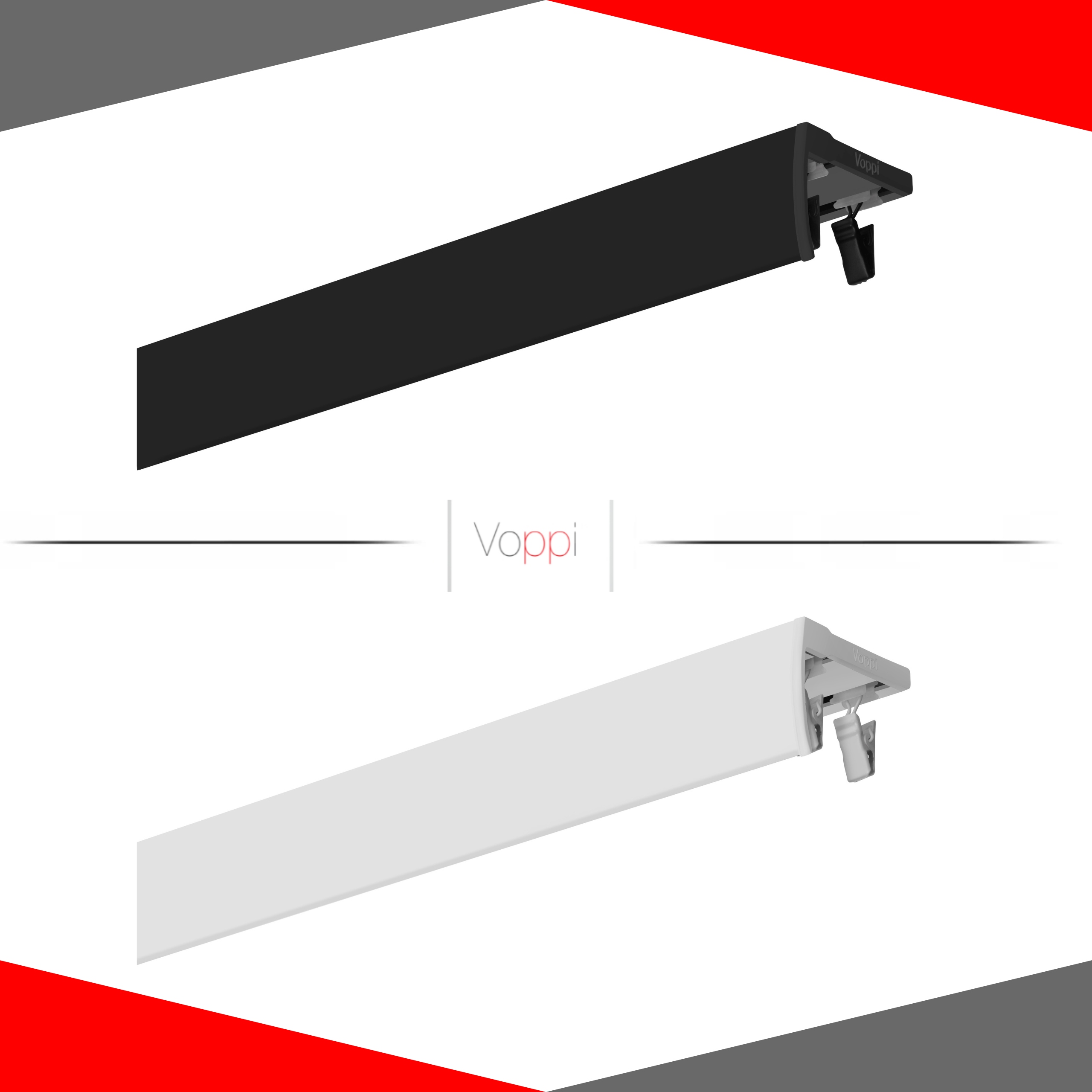 SZYNA SUFITOWA SMALL ALU + OSŁONA ALU PODW. 170 CM Marka Voppi