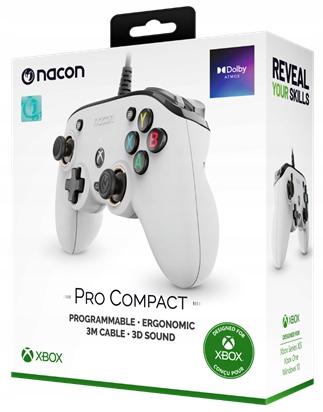 Nacon Pad Compact Controller Pro Bílý Xbox X|s