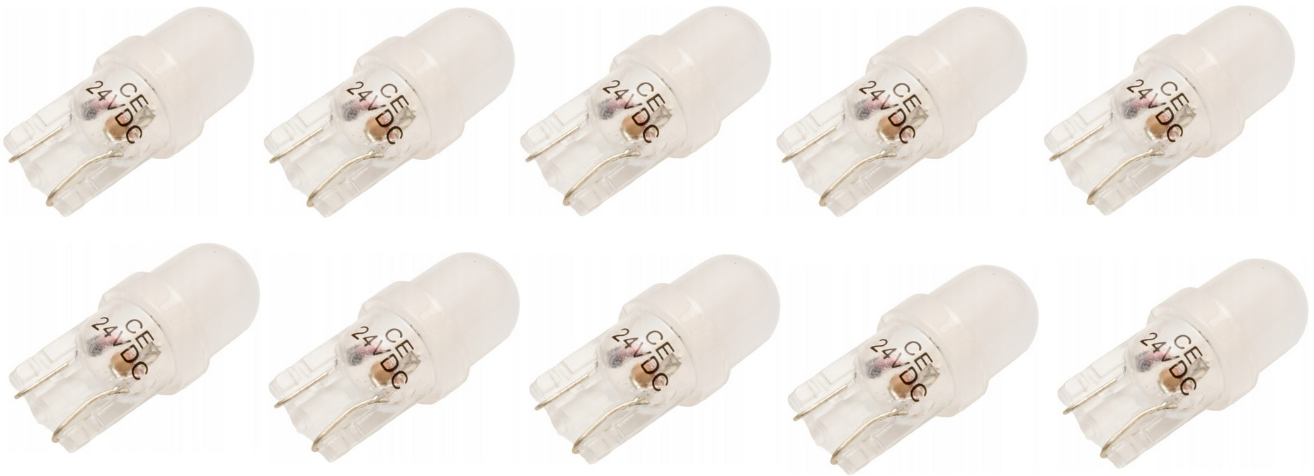 Żarówka W5W T10 R10 W3W Biała 24V Led Żarówki Białe 10x