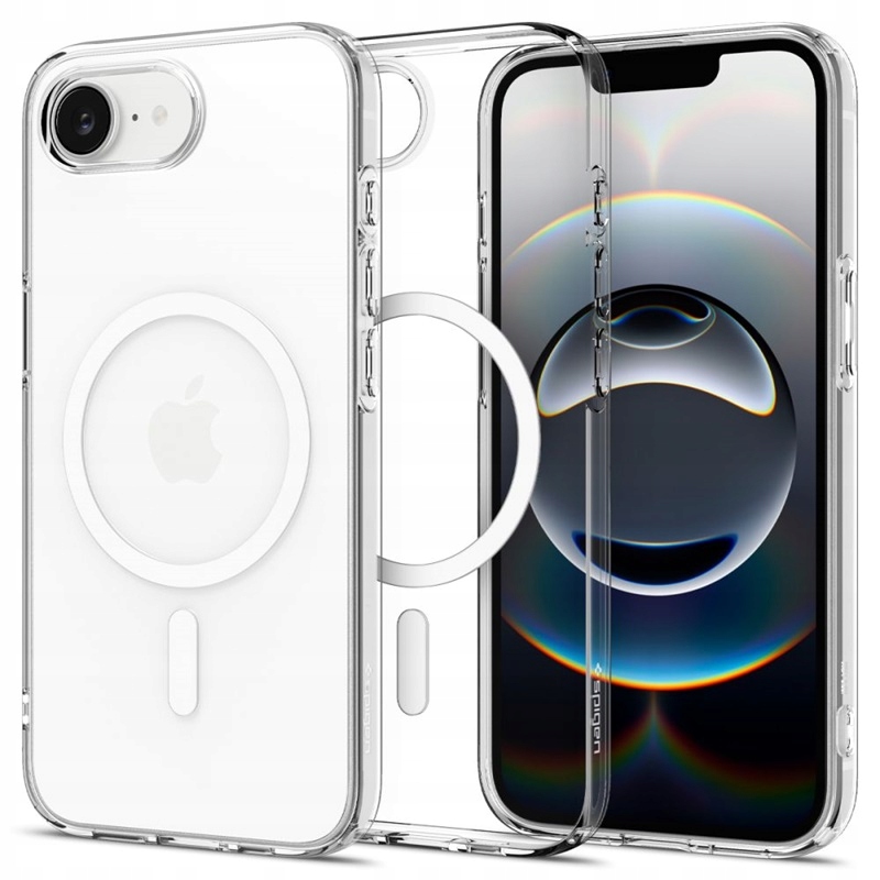 Spigen Liquid Crystal Mag MagSafe – Pouzdro pro iPhone 16e (Průhledný)