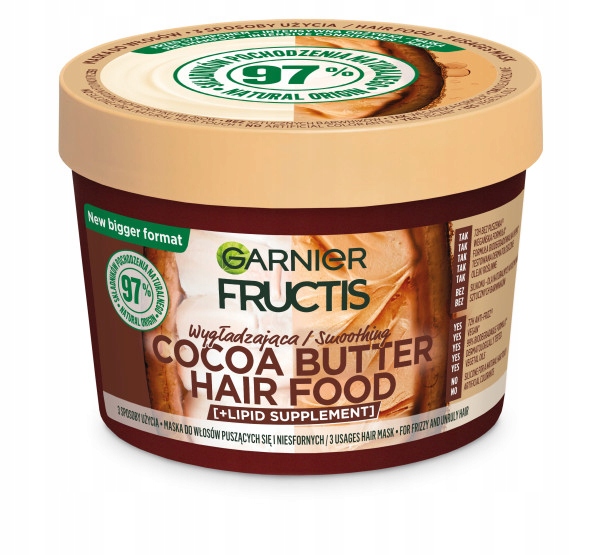 

Garnier Fructis Hair Food Cocoa Butter Maska włosy