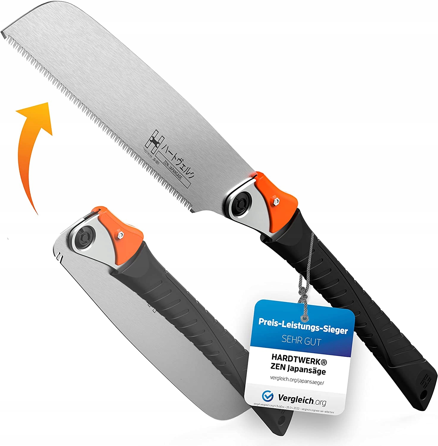 Японская складная пила HARDTWERK Zen Kataba 240 мм