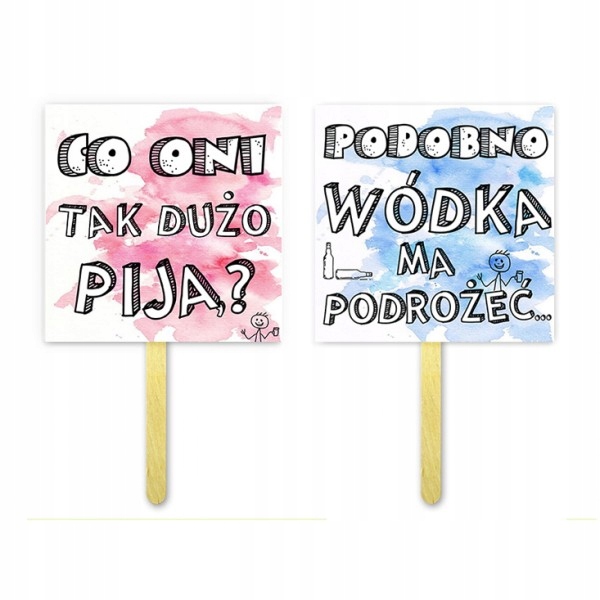 

Tabliczki do zdjęć, Fotobudki, 2 szt.