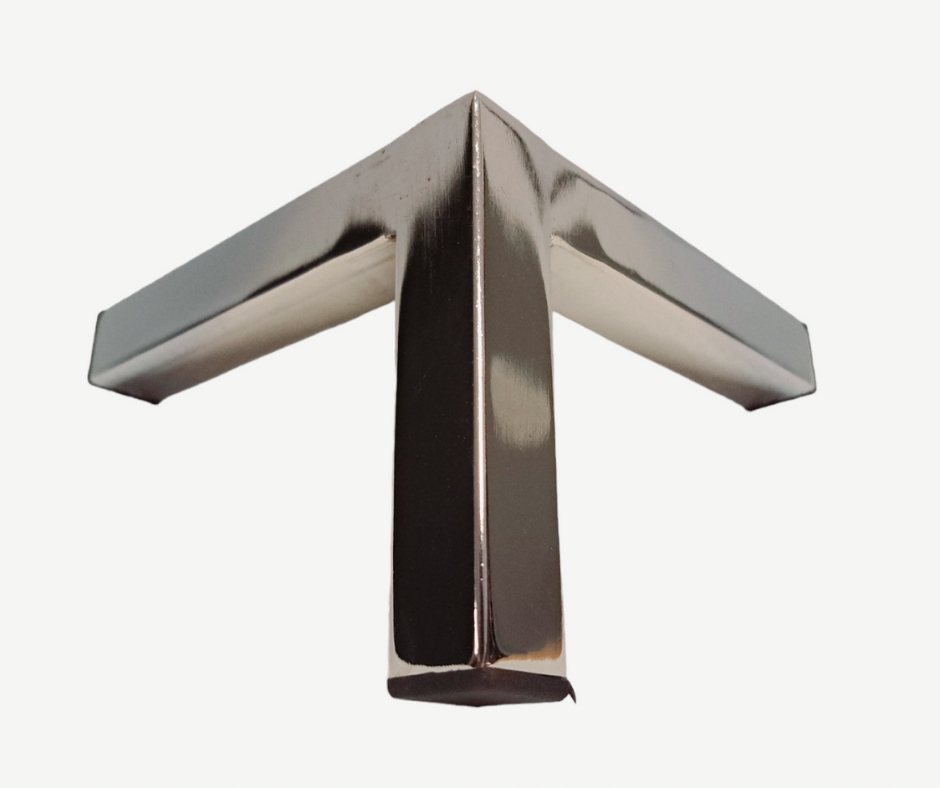 NÓŻKA MEBLOWA N-156 CHROM H-130 Marka ATEST