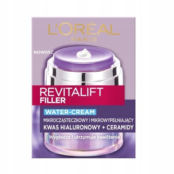 L'Oreal Paris Revitalift Filler Water zpevňující krém na obličej 50 ml