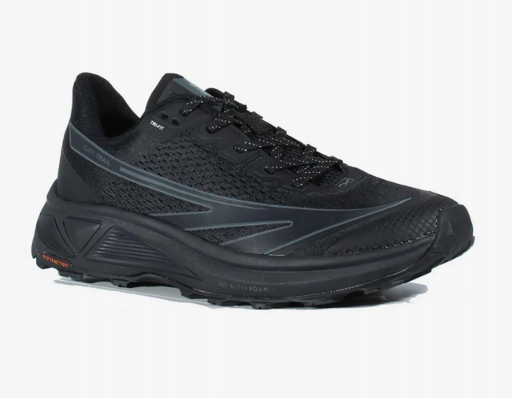 Pánské boty Hi-Tec Flash Trail Černé Trekkingové Horské Boty na běhání 46