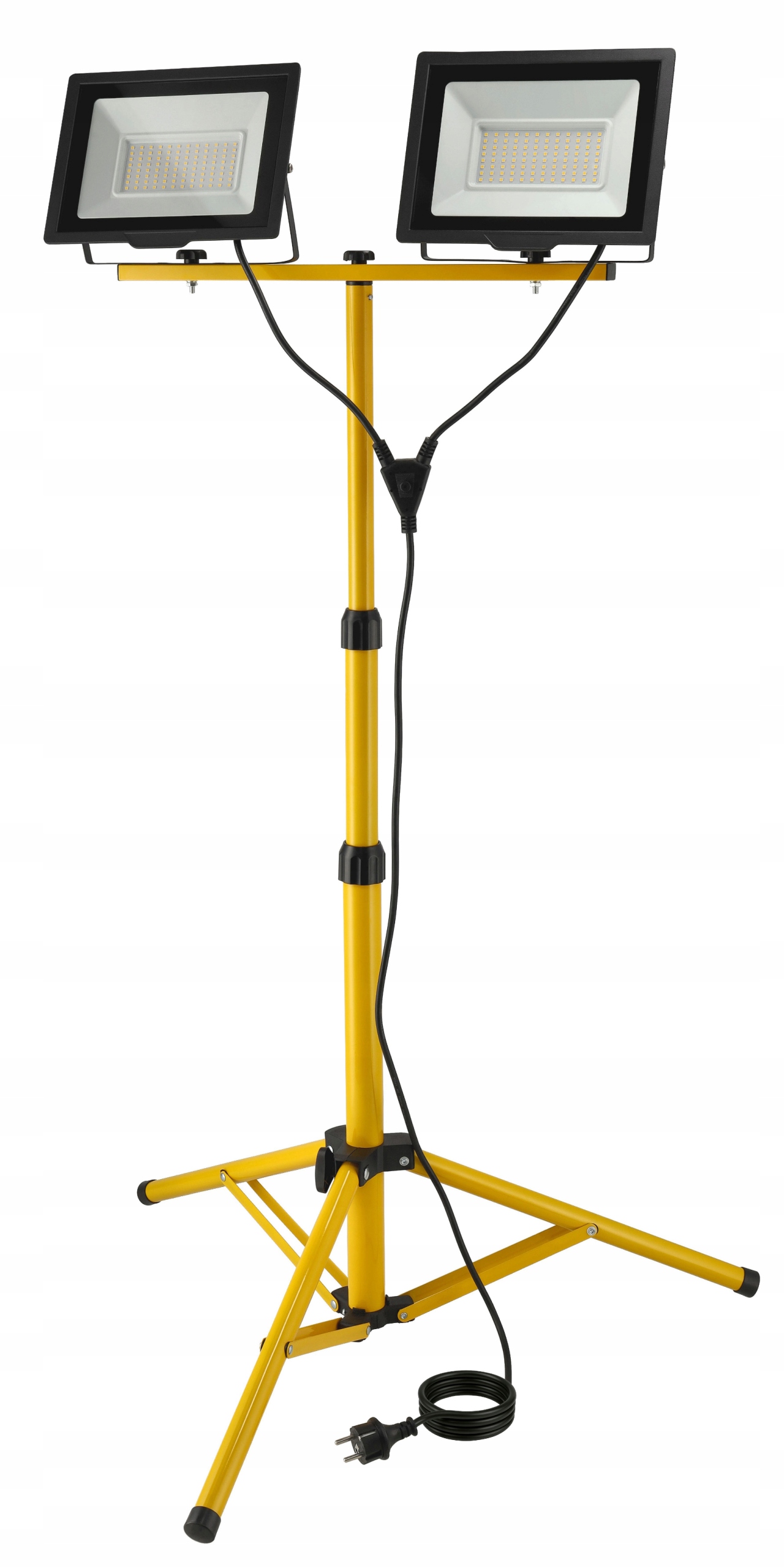 Halogenový Led reflektor 2X 100W 200W pro stativy 4500K 14000lm Kabel 1,5 m