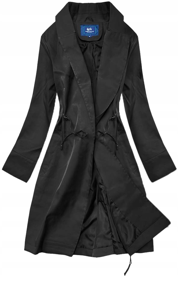 Tenký Černý Kabát AG5-011 M (38)