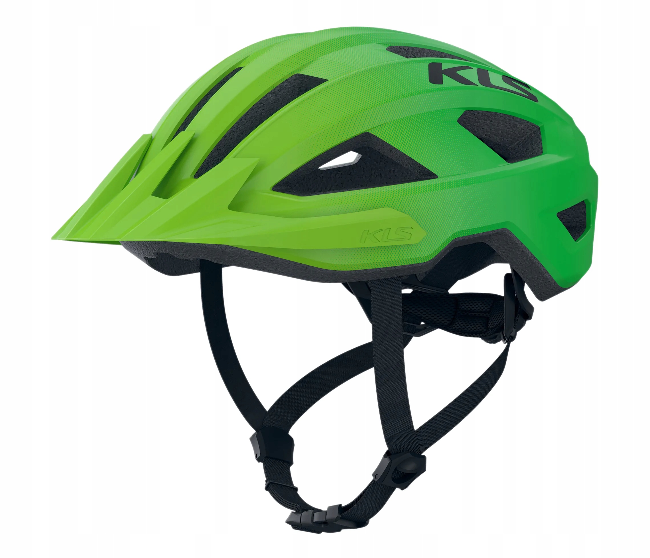 Kask Kls Daze Lumio zielony rozmiar M/L z lampką