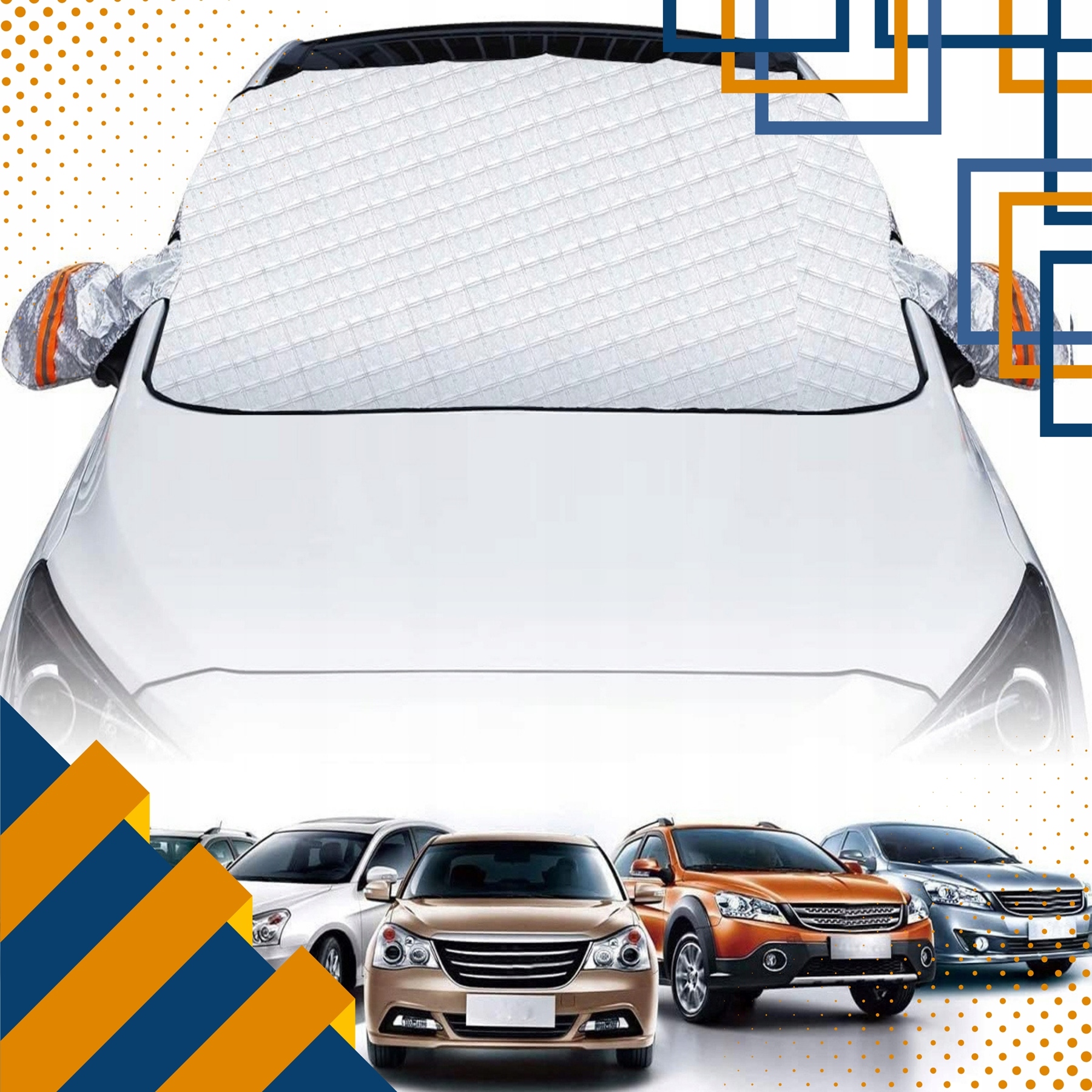 OSŁONA PRZECIWSŁONECZNA NA PRZEDNIĄ SZYBĘ DO SAMOCHODU AUTA MATA CAŁOROCZNA Numer katalogowy producenta MATA PRZECIWSŁONECZNA