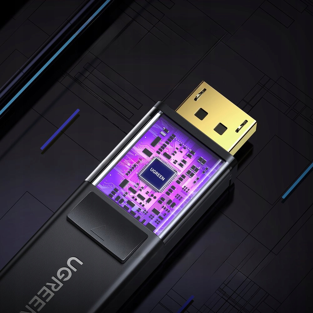 UGREEN KABEL DisplayPort - HDMI (MĘSKO - MĘSKI) 4K 30Hz HDR 3D 3M Model 10203