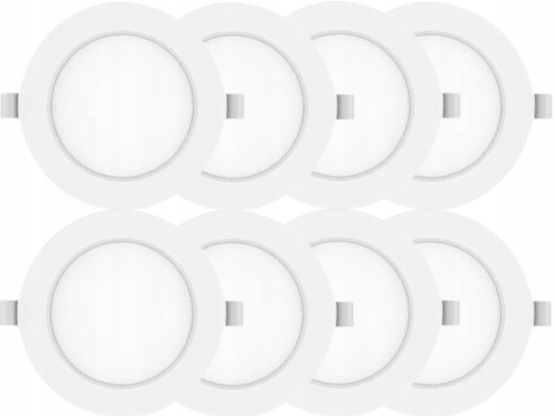 8x Lampička Panel Stropní Svítidlo Stropní Led 6W Svítidlo Slim pro závěsný strop
