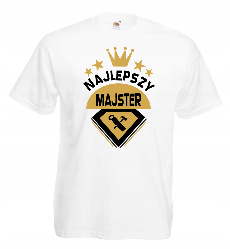 

Koszulka męska Najlepszy Majster Duży Nadruk XL