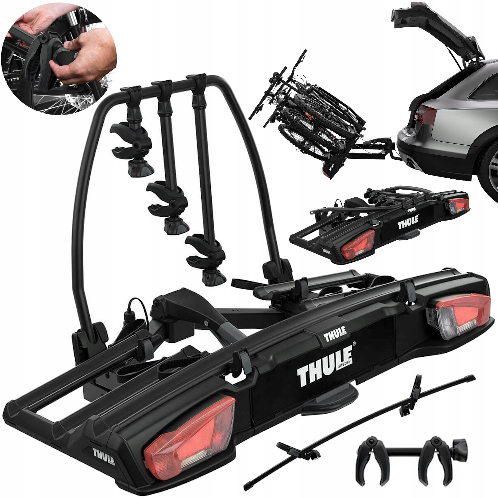 ВЕЛОСИПЕДНА СТІЙКА ДЛЯ ГАКА ПЛАТФОРМА 4 THULE BIKES