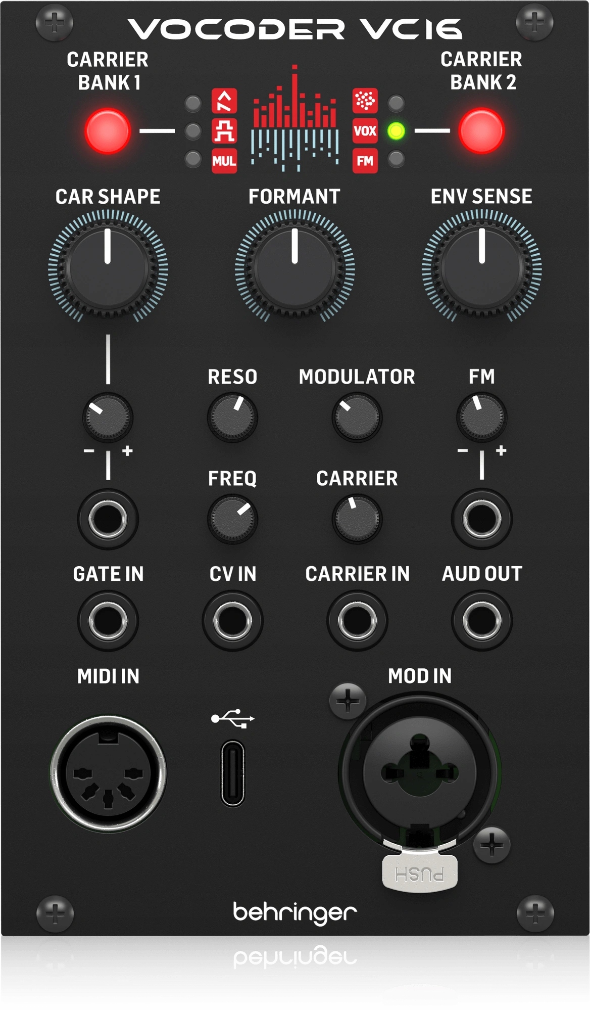 Behringer Vocoder VC16 – modul vocoderu eurorack