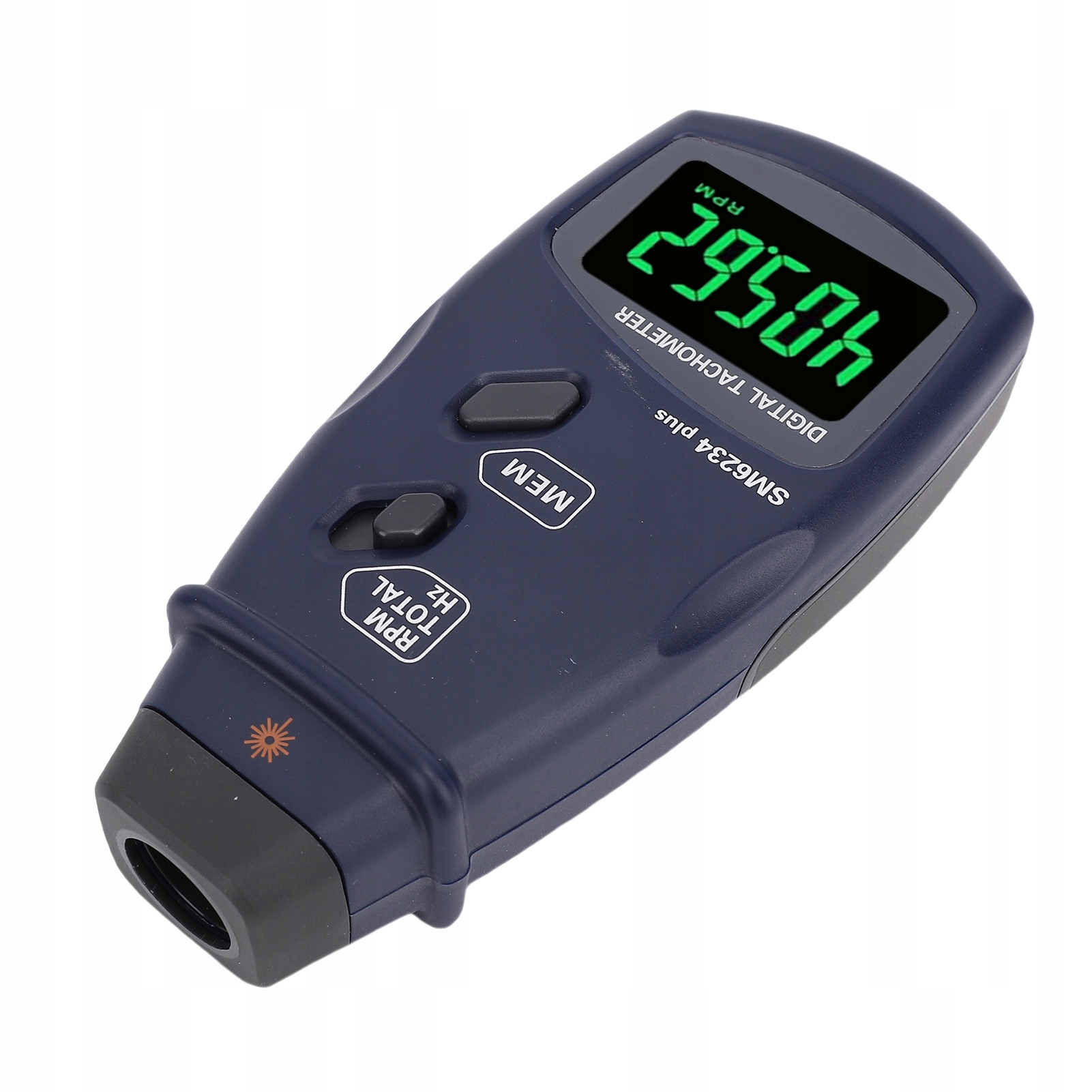Cyfrowy obrotomierz Miernik obrotów 2 w 1 Prędkościomierz LCD Tester AS