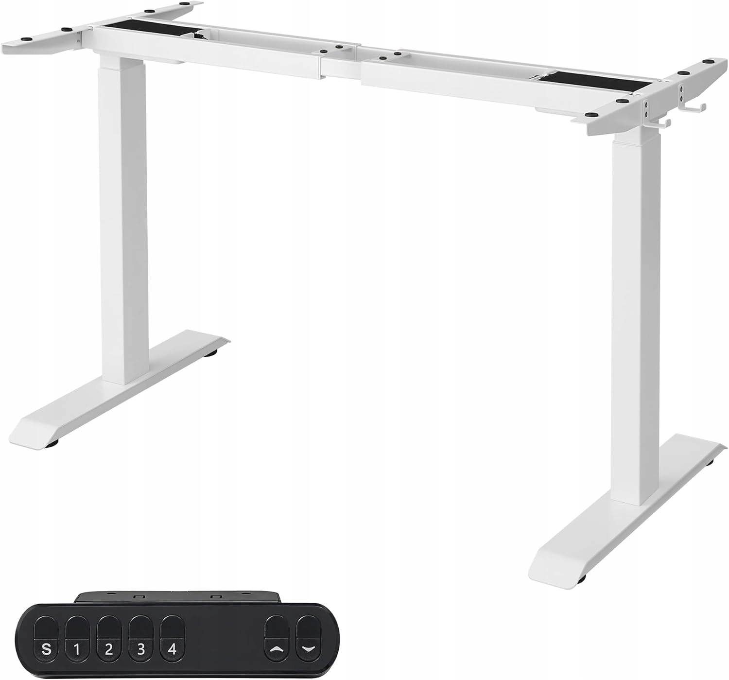 Songmics Písací stôl s elektrickou reguláciou výšky, dvojitý motor LSD019B0