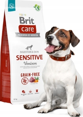 Brit Care Grain-Free Sensitive Venison Karma z dziczyzną dla psa 12kg