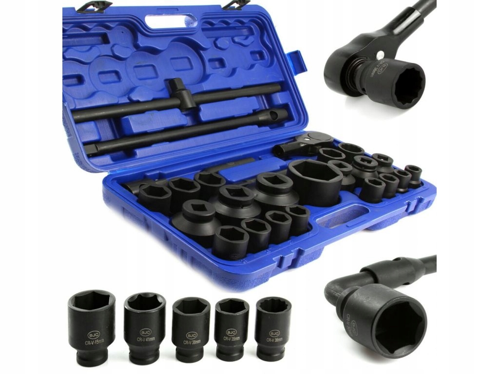 Nástrčné rázové hlavice 26ks, 3/4", 1" M58248