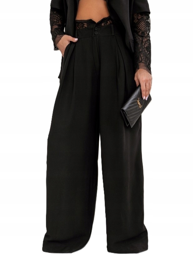 Cocomore Kalhoty s krajkou Maxi Černé 34/XS Novinka